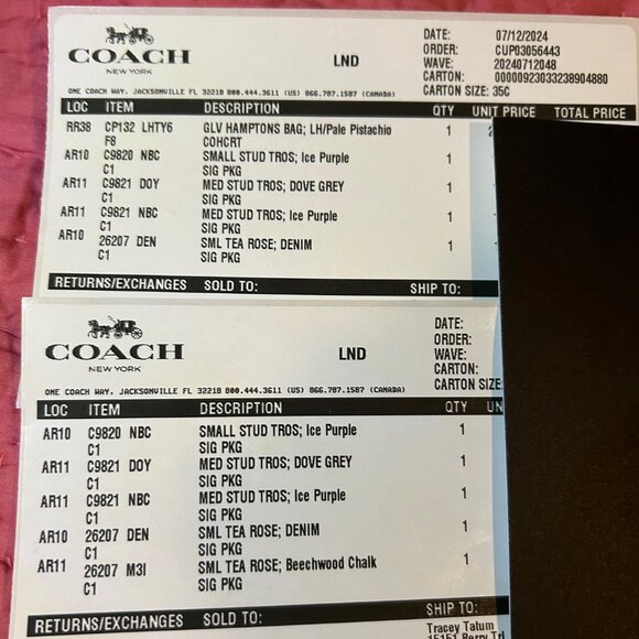 CUSTOM ONE OF A KIND Coach Hamptons Bag with Tea Roses & Bonus Bag Charms NWT - Picture 7 of 16